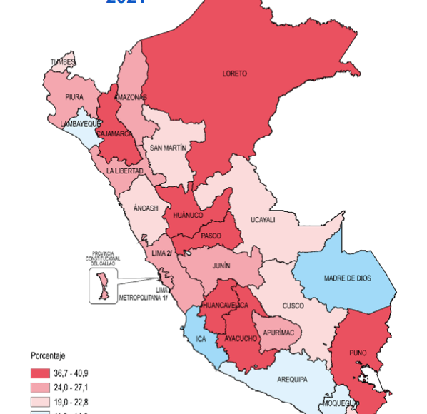 Mapa Pobreza Inei Peru Nodal