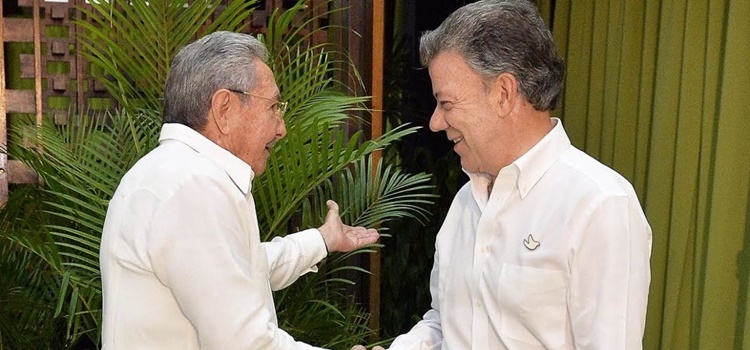 Raúl Castro Y Juan Manuel Santos Se Reúnen En Cuba Para Estrechar Lazos ...