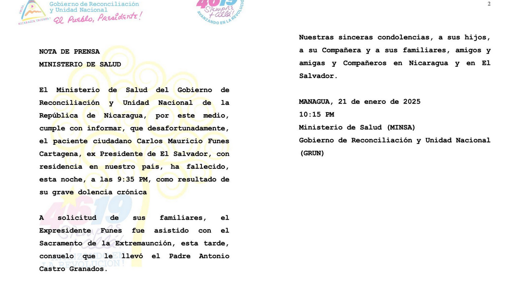 Screenshot 2025-01-22 at 18-32-02 Fallece en Nicaragua el expresidente salvadoreño Mauricio Funes – ContraPunto